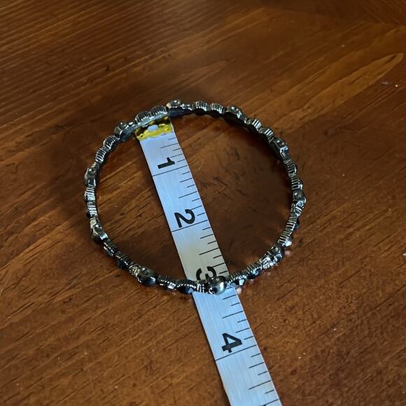 Maurices L/XL Set of 5 Bangle Bracelets Boho Goth Festival Studded - Picture 9 of 9